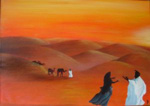 Voir le détail de cette oeuvre: Danse dans le désert